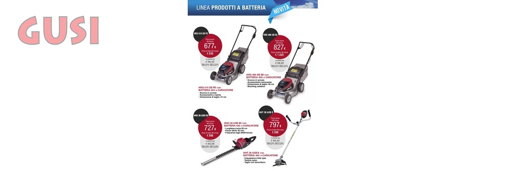 Attrezzi a Batteria